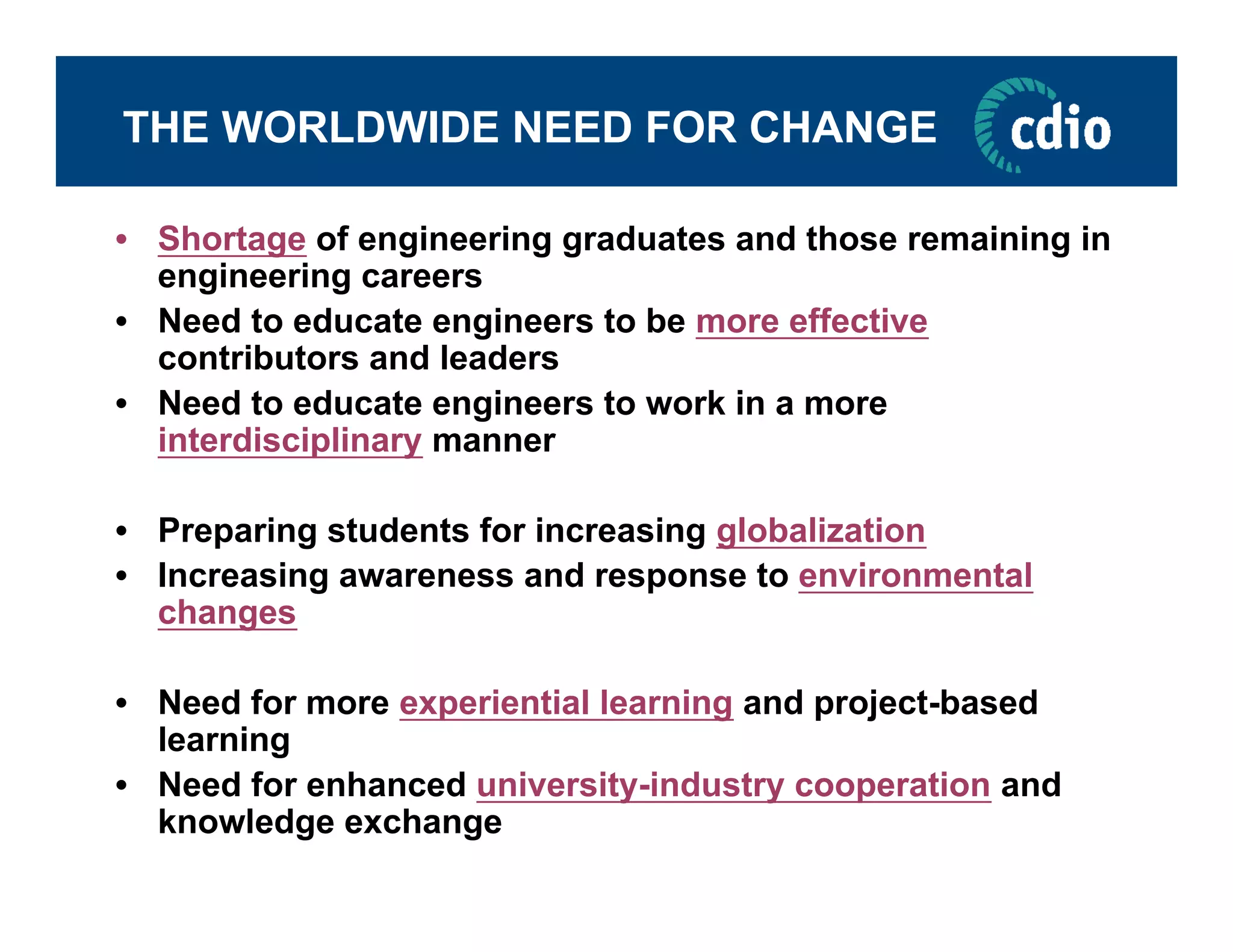 The Context of Engineering Education