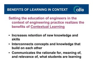 The Context of Engineering Education