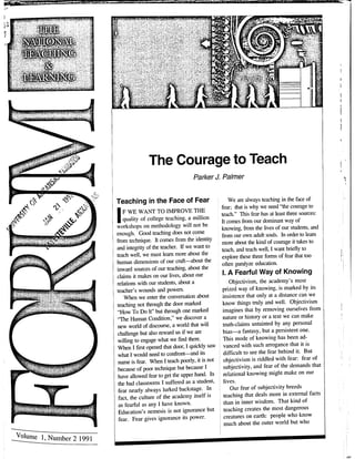 The courage-to-teach