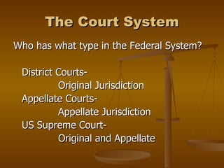 The Court System | PPT