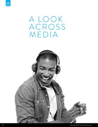 A LOOK
ACROSS
MEDIA

4

Copyright © 2013 The Nielsen Company

 