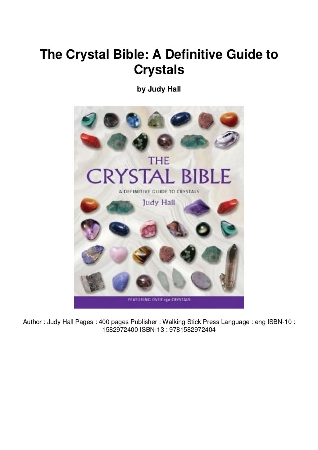 The Crystal Bible A Definitive Guide to Crystals Online_book By