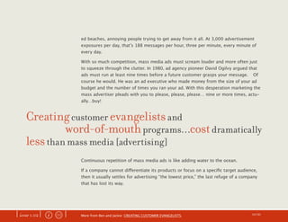 The Customer Evangelist Manifesto