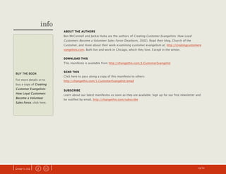 The Customer Evangelist Manifesto