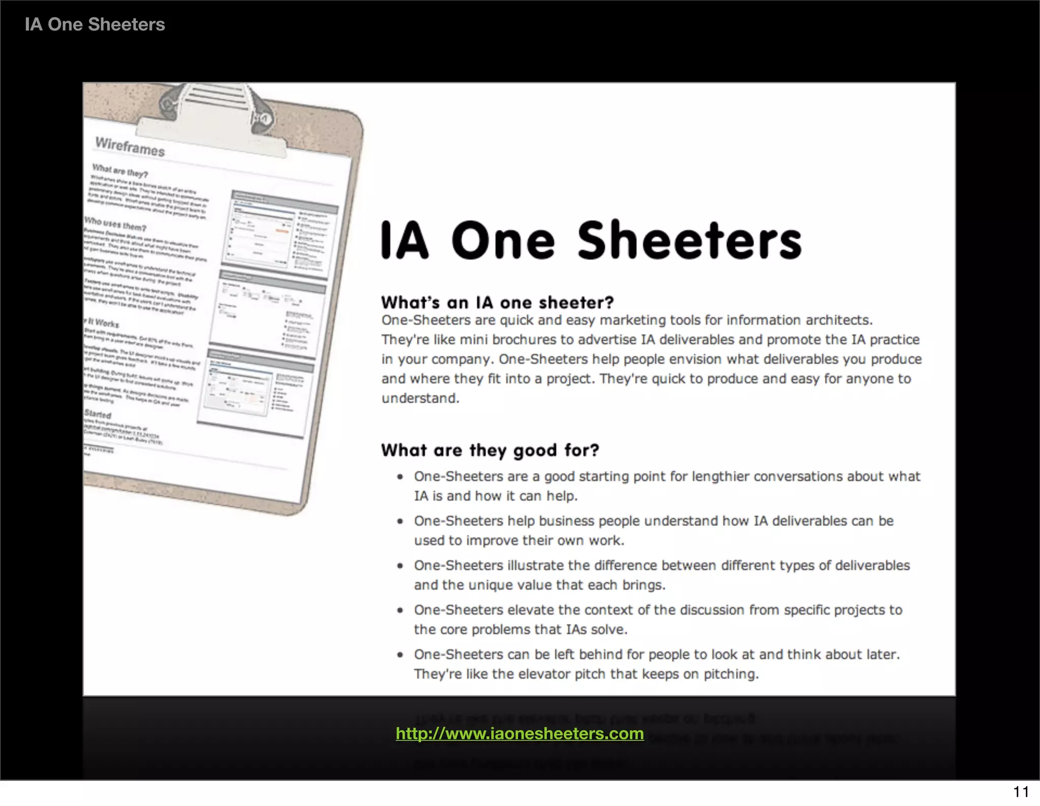 The Days of Web Standards "IA" 20070715