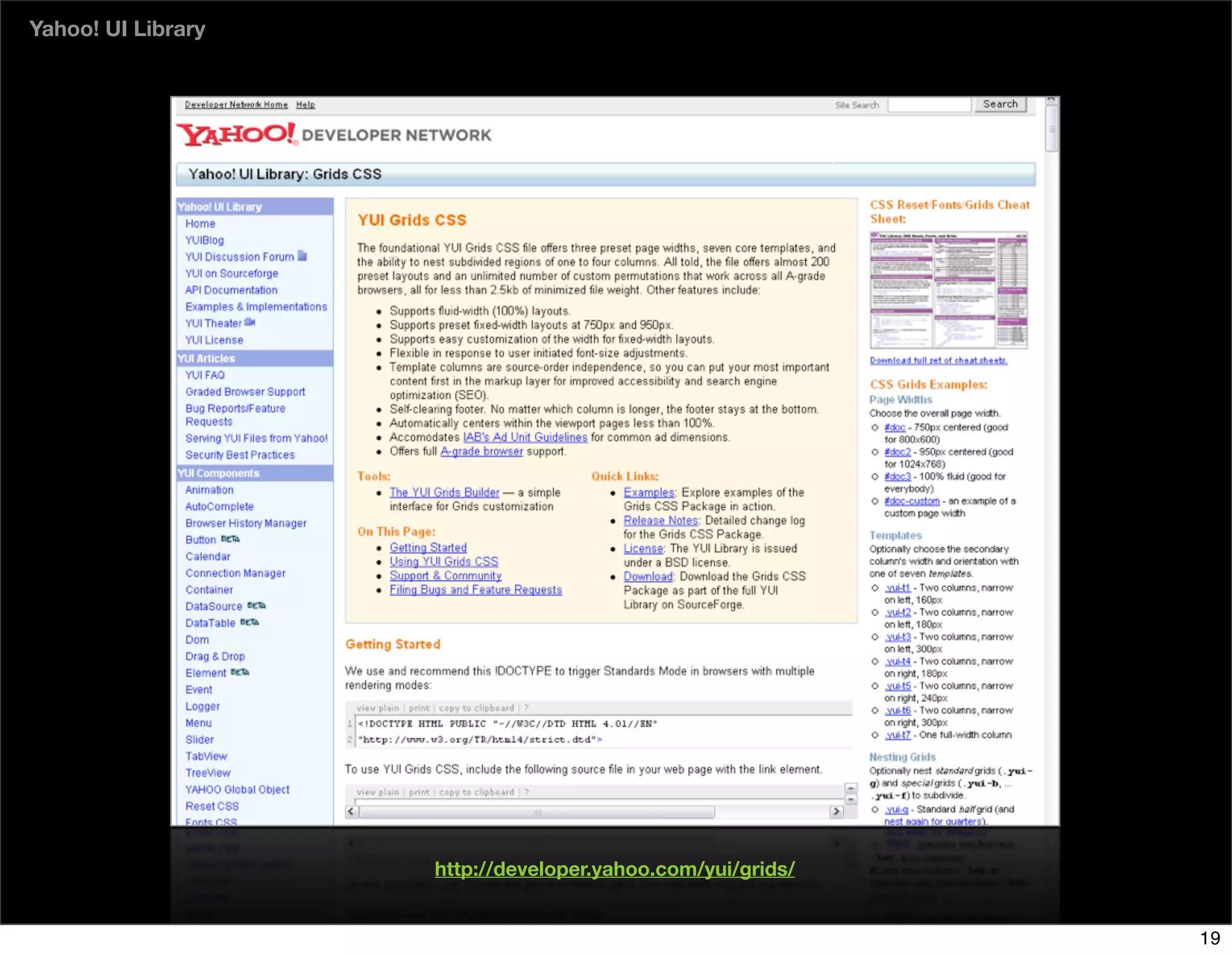 The Days of Web Standards "IA" 20070715