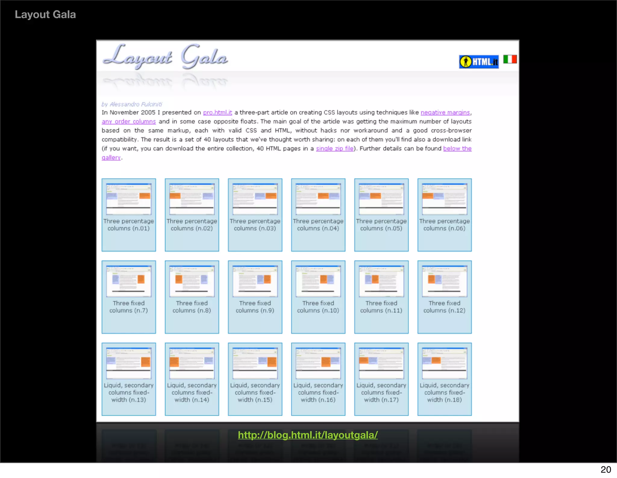 The Days of Web Standards "IA" 20070715