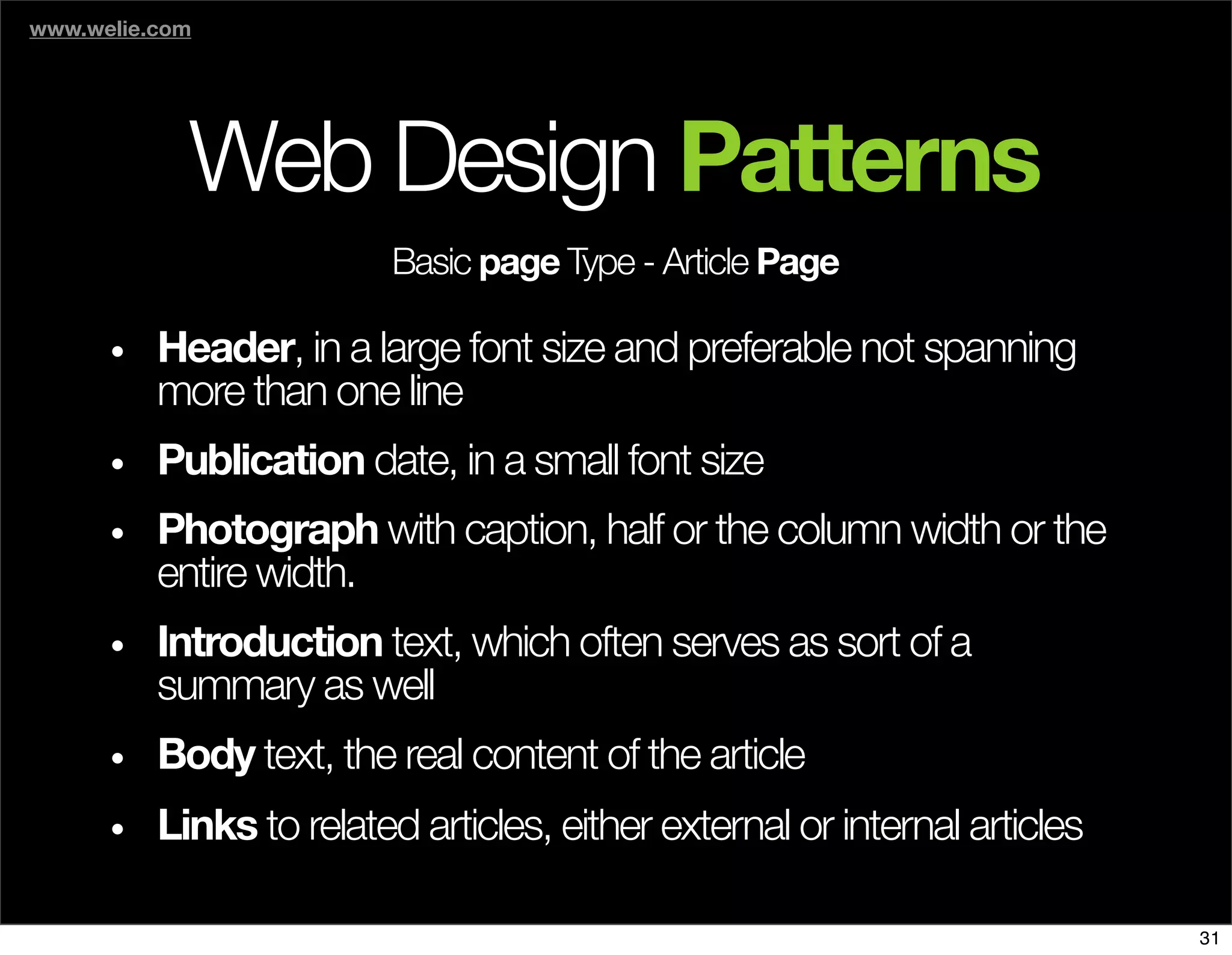 The Days of Web Standards "IA" 20070715