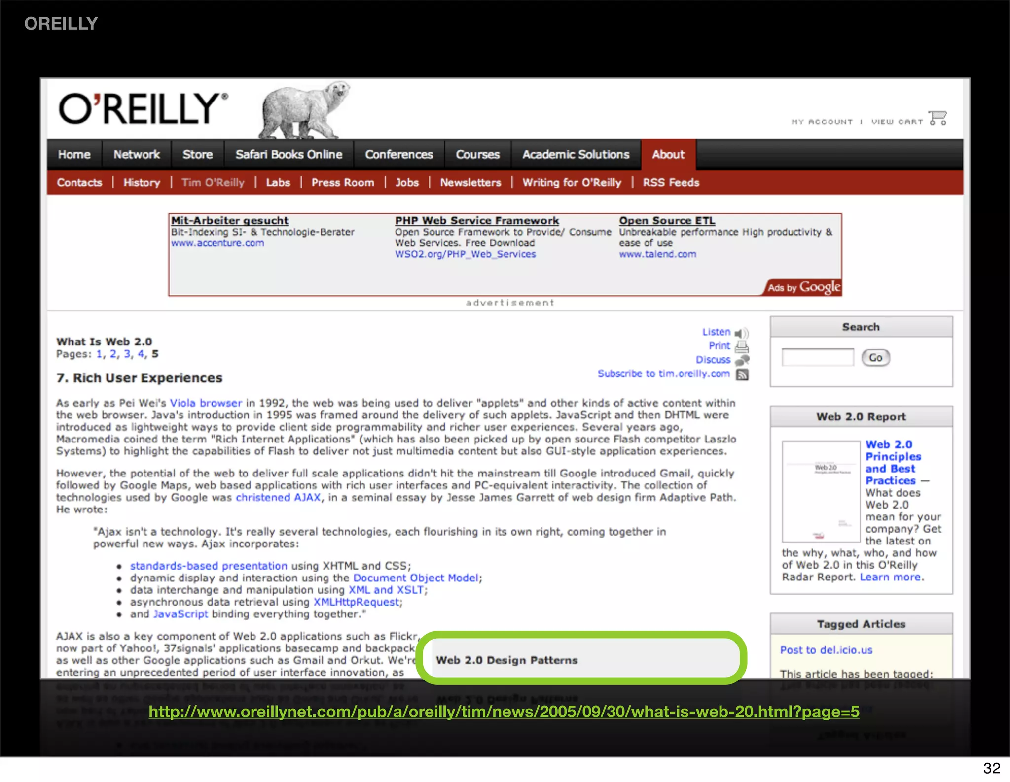 The Days of Web Standards "IA" 20070715