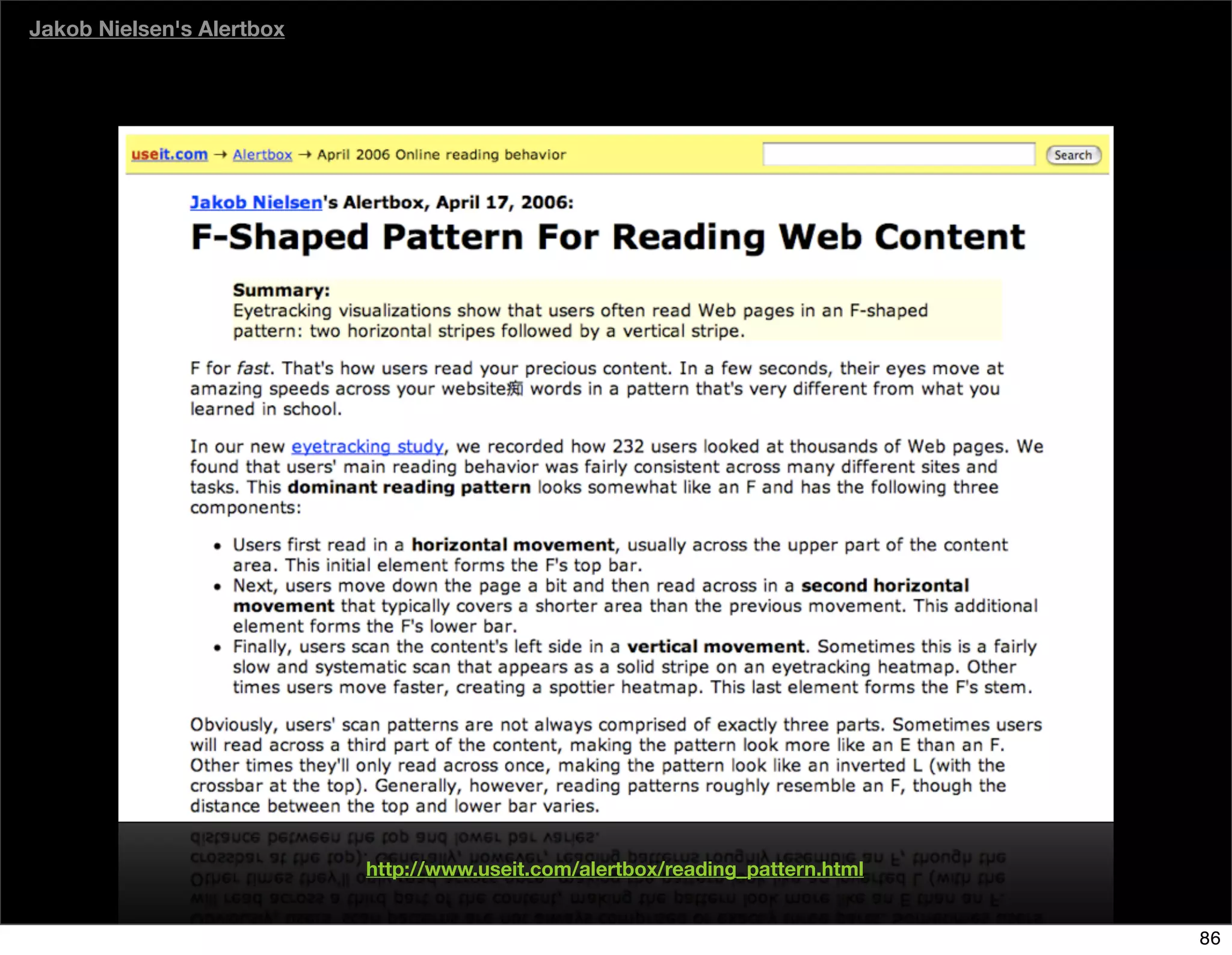 The Days of Web Standards "IA" 20070715