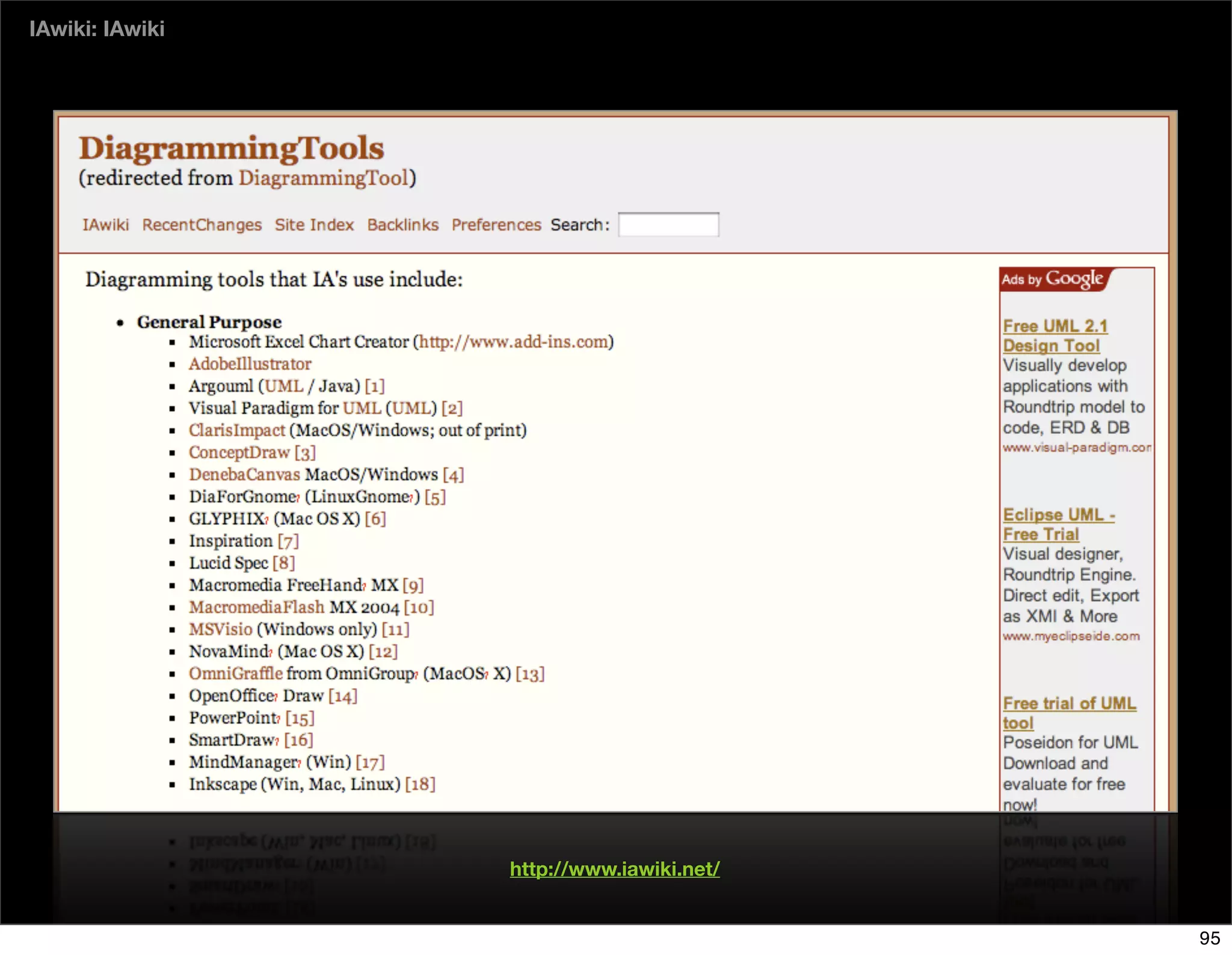 The Days of Web Standards "IA" 20070715