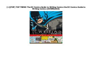 [+][PDF] TOP TREND The DC Comics Guide to Writing Comics the DC Comics Guide to
Writing Comics [DOWNLOAD]
Published 2001 by Watson-Guptill Publications. download now : https://restarming.blogspot.com/?book=0823010279 Please click the link to download The DC Comics Guide to Writing Comics the DC Comics Guide to Writing Comics by (Dennis O Neil)
 
