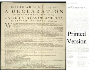 The Declaration Of Independence