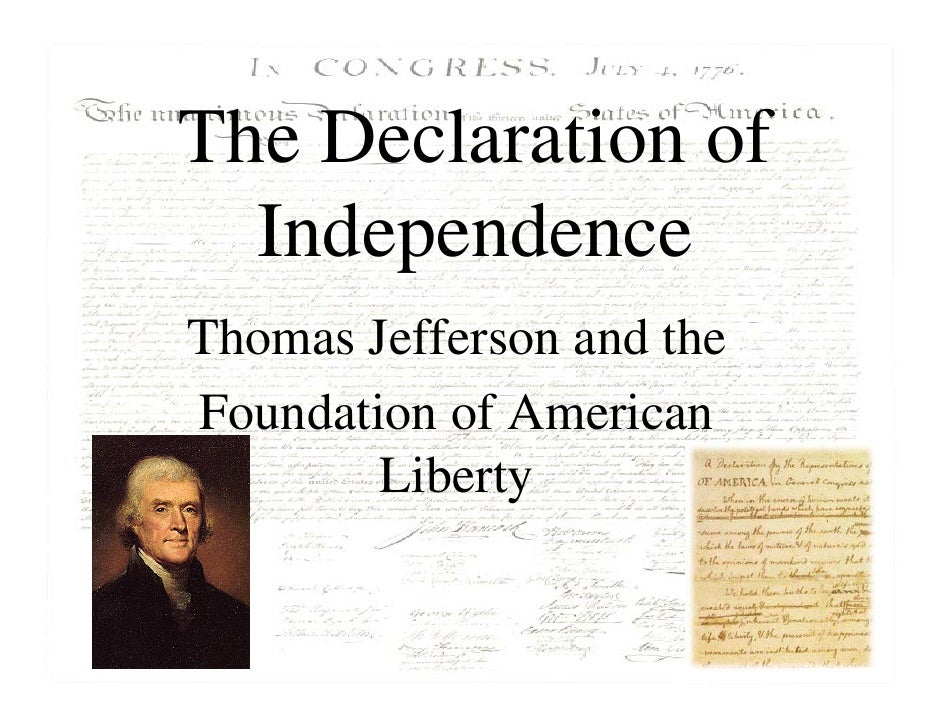 Thomas Jefferson Response To The Declaration Of Independence