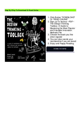 The Design Thinking Toolbox Pdf – CASIA