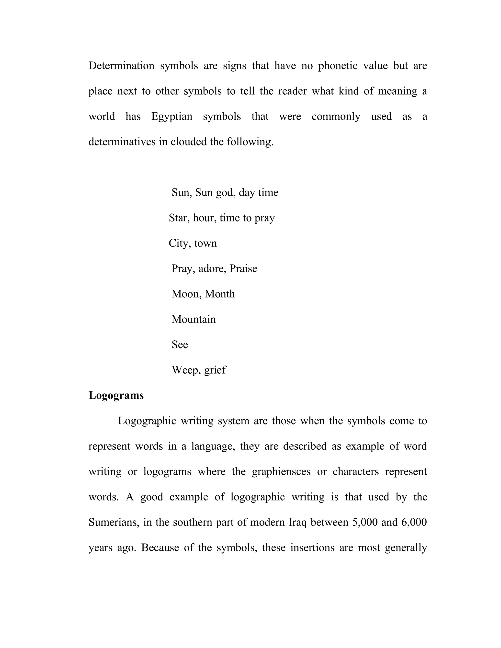 The Development Of Writing