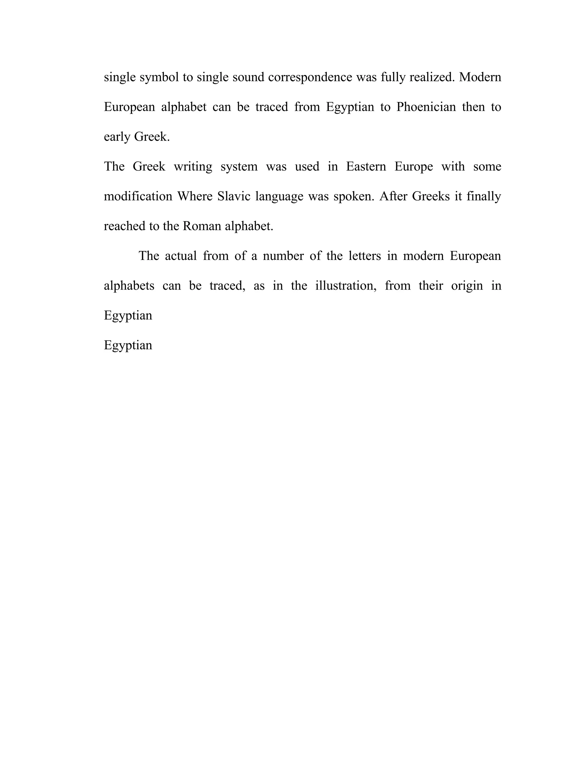 The Development Of Writing