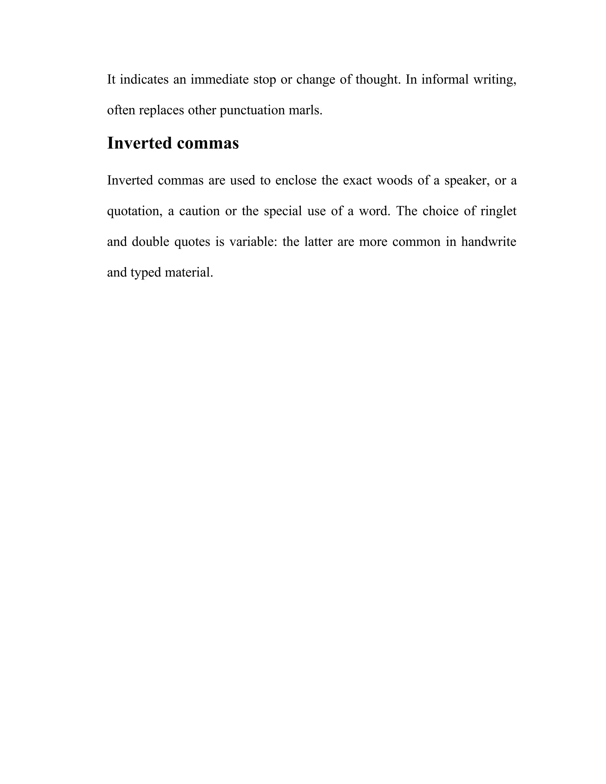 The Development Of Writing