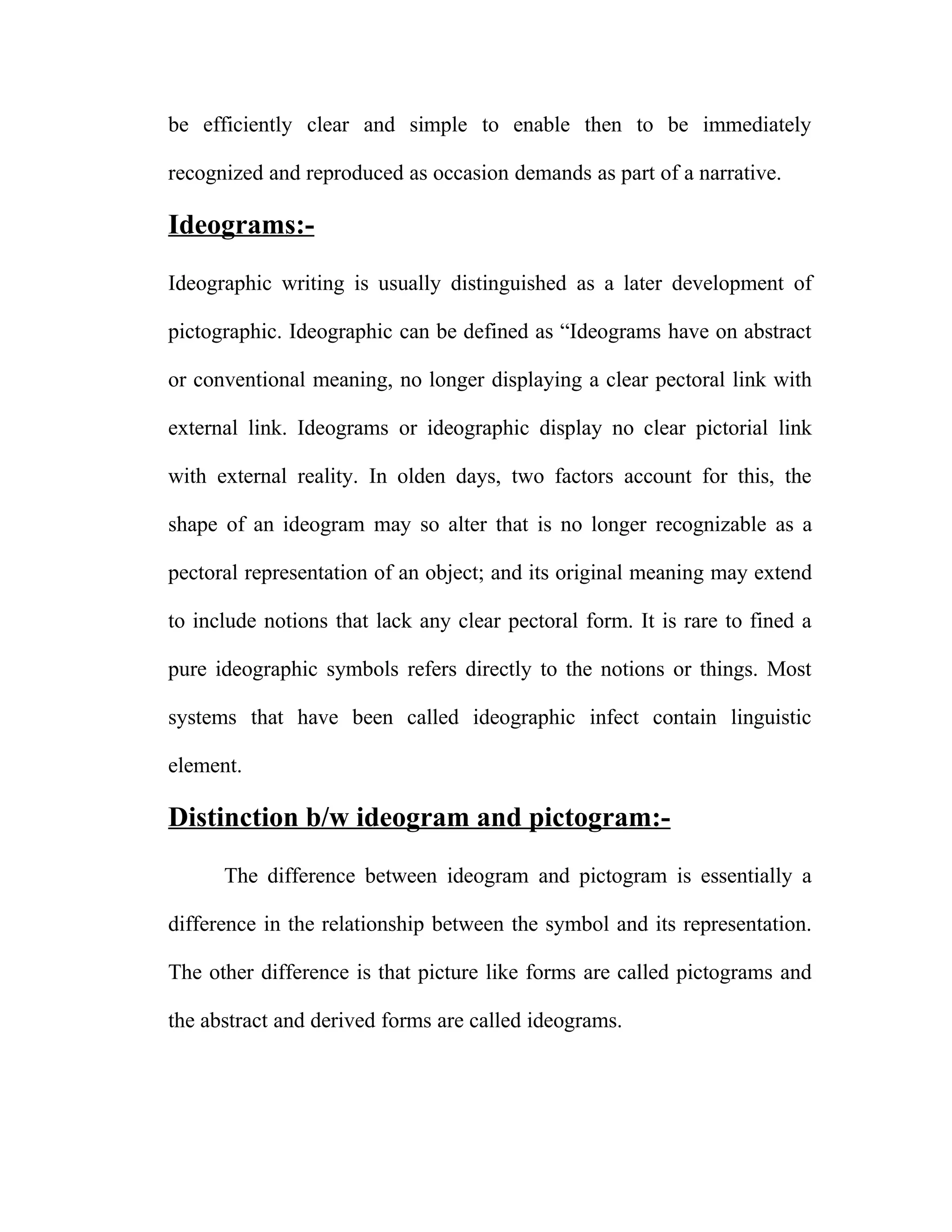 The Development Of Writing