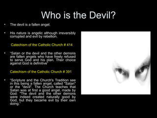 The Devil: Catholic Teachings part I