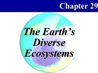 The Earth’s Diverse Ecosystems 