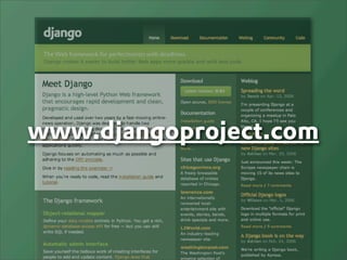www.djangoproject.com
 