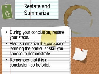 Remonstrative Example The Demonstrative Speech | PPT