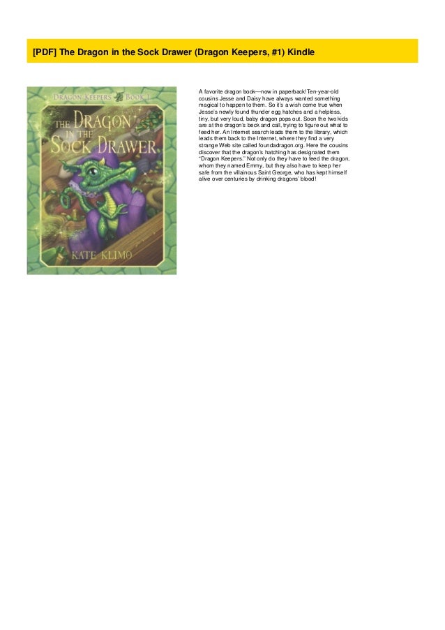 Pdf The Dragon In The Sock Drawer Dragon Keepers 1 Kindle