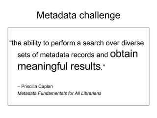 The Dynamics of Sharing: An Introduction to Shareable Metadata and Interoperability