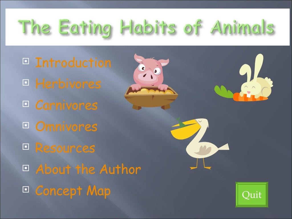 The Eating Habits Of Animals Ppt Project the-eating-habits-of-animals-ppt-project