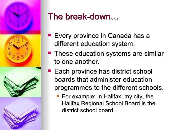 The Education System In Canada