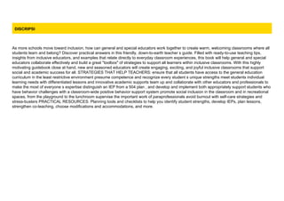 [Doc] The Educator s Handbook for Inclusive School Practices | PDF