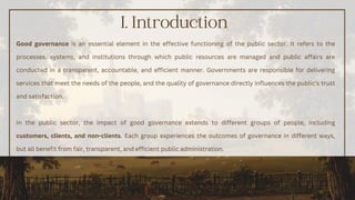 The Impact of Good Governance on Public Sector Effectiveness and Trust ...