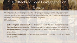 The Impact of Good Governance on Public Sector Effectiveness and Trust ...