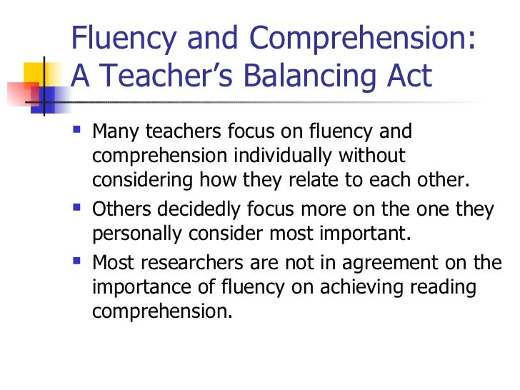 Teaching Reading Comprehension And Fluency