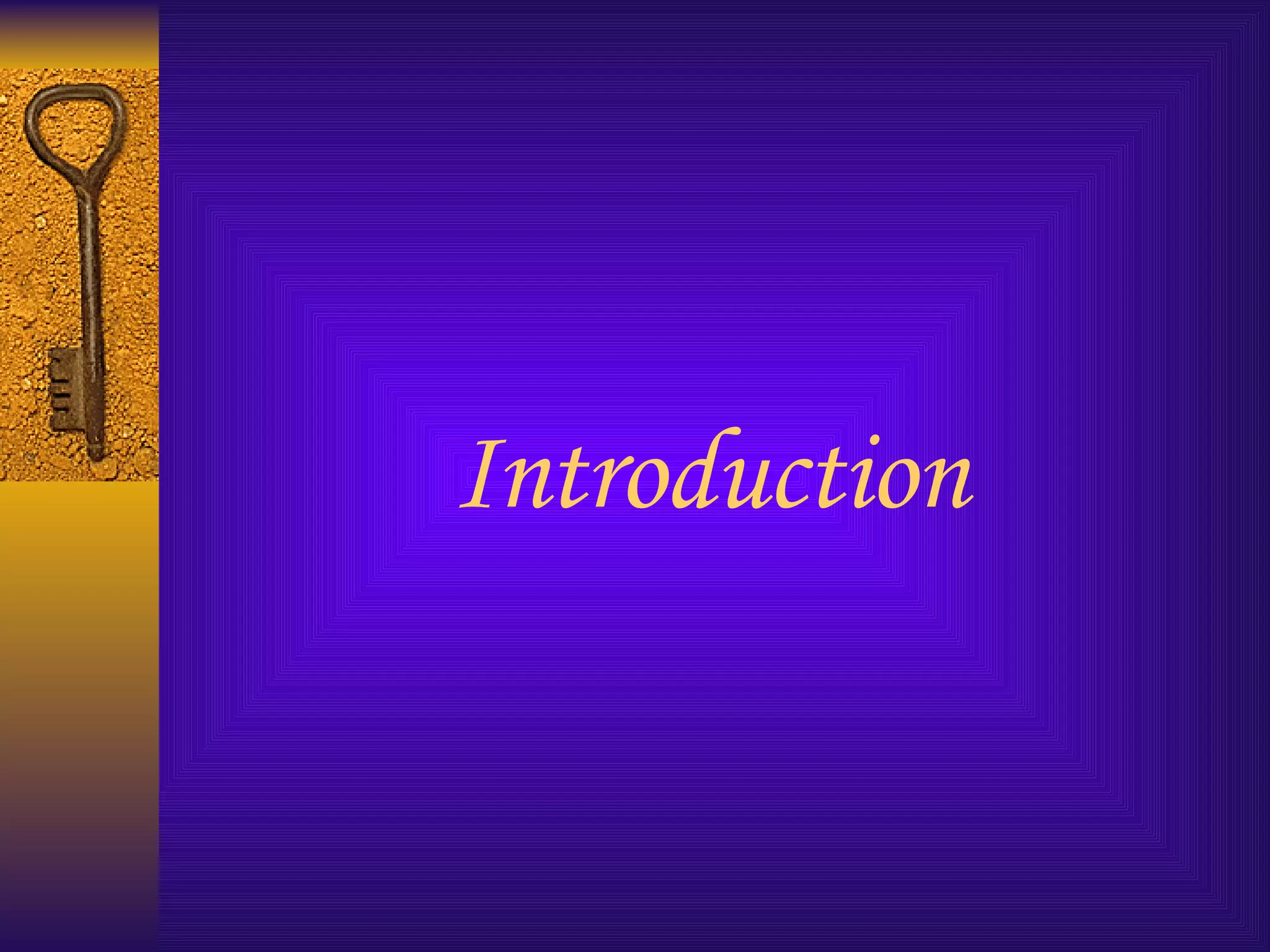 Introduction 