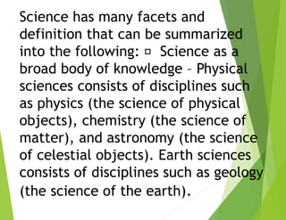Science in Elementary Grade Curriculum pptx | PPTX