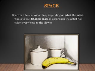 Shallow Space Example Drawing The elements-of-art | PPTX