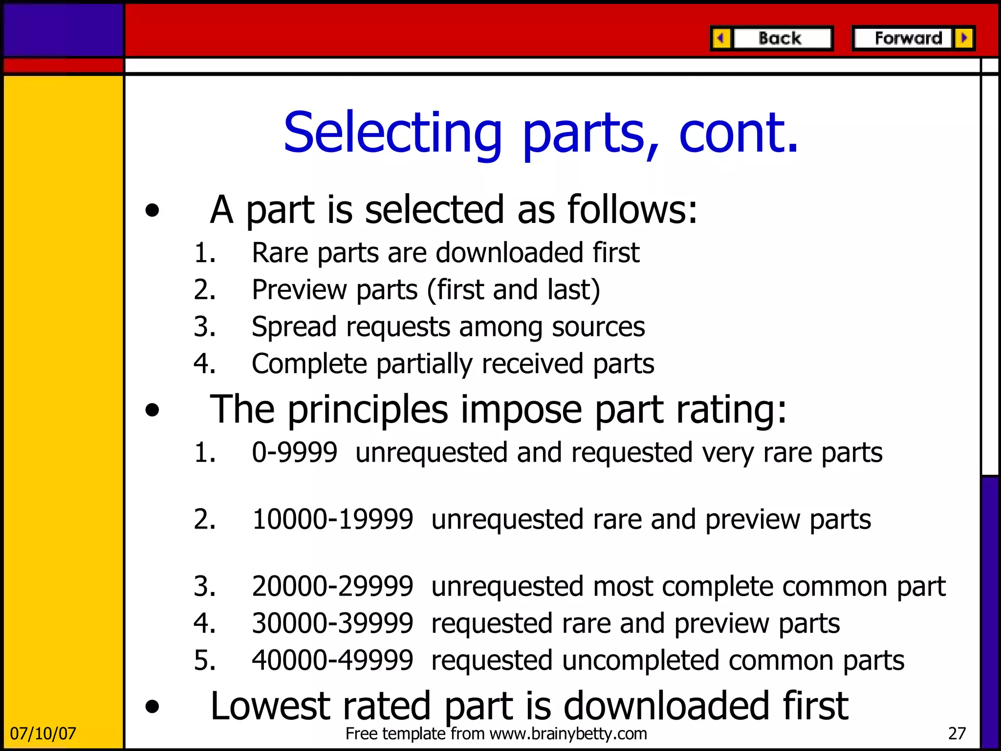 The eMule application of the eDonkey protocol | PPT