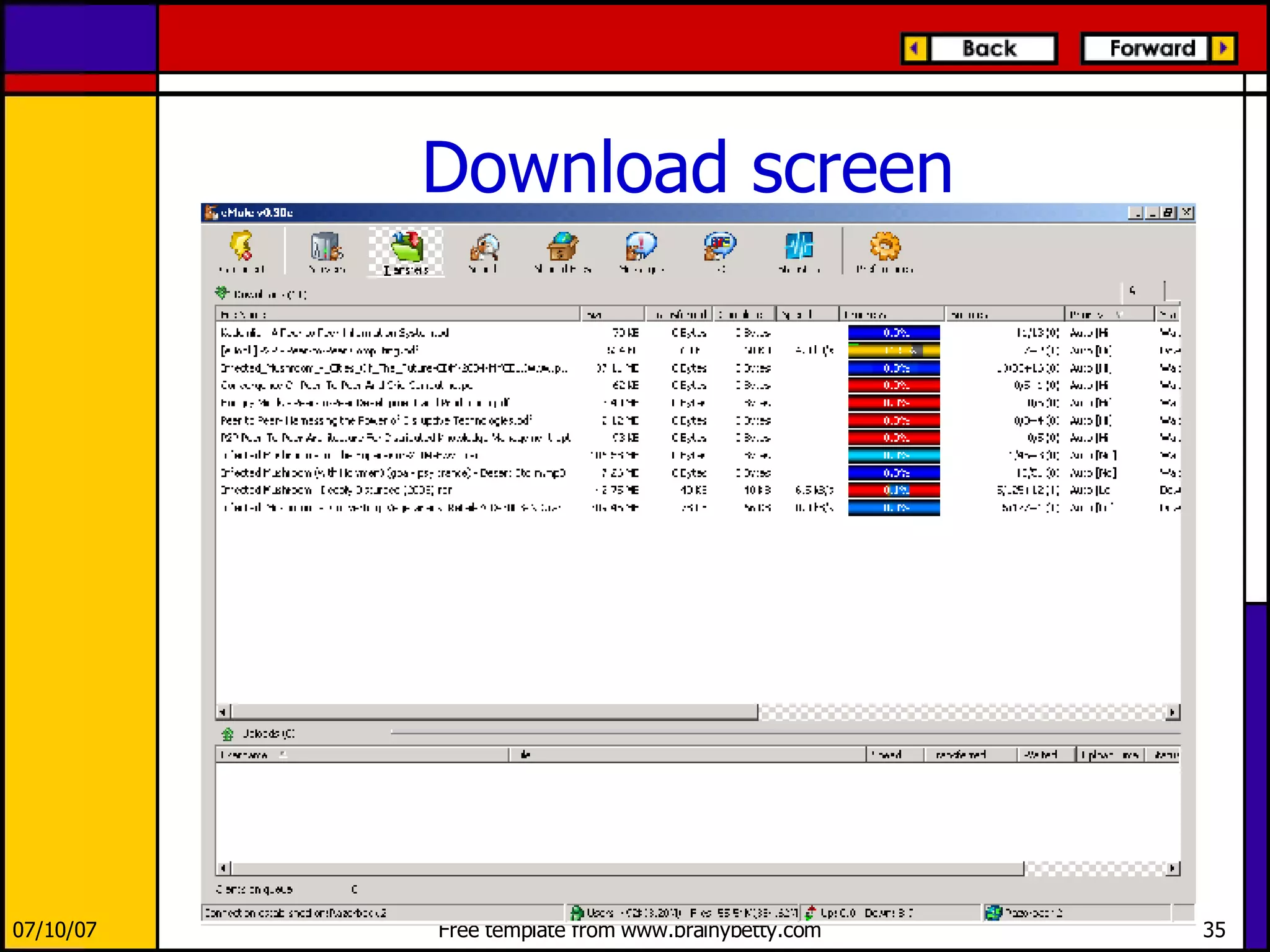 The eMule application of the eDonkey protocol | PPT
