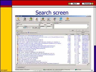 Search screen 