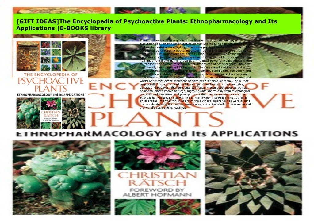 [GIFT IDEAS]The Encyclopedia of Psychoactive Plants