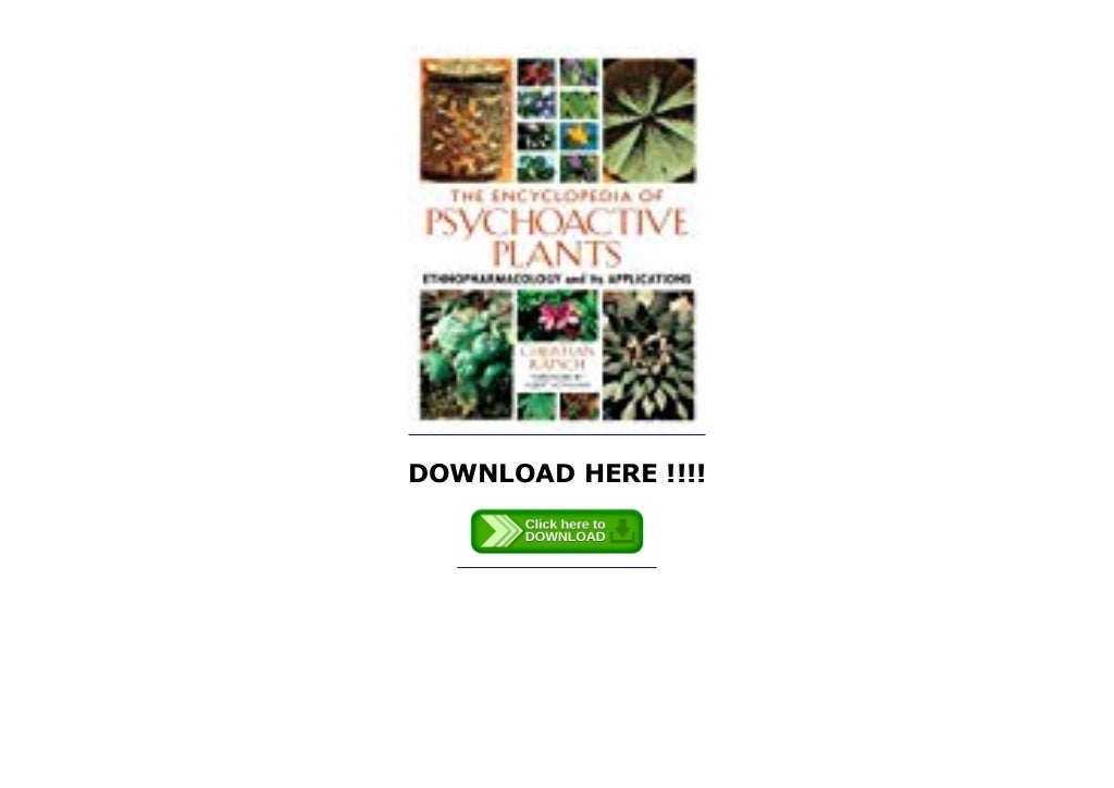 Best Book The Encyclopedia of Psychoactive Plants