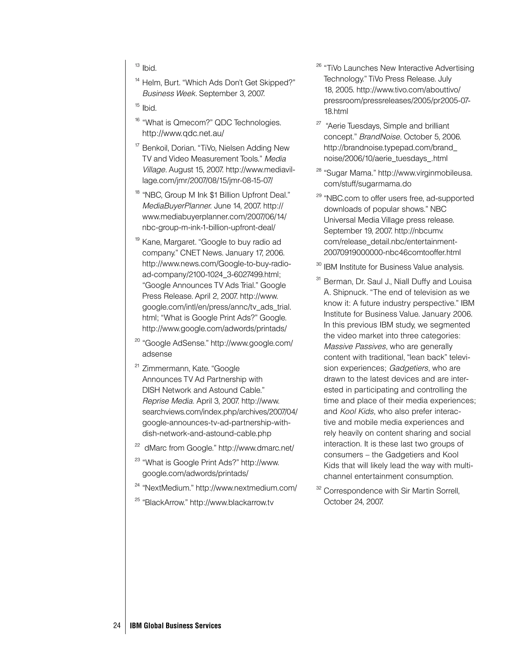 The End Of Advertising By IBM