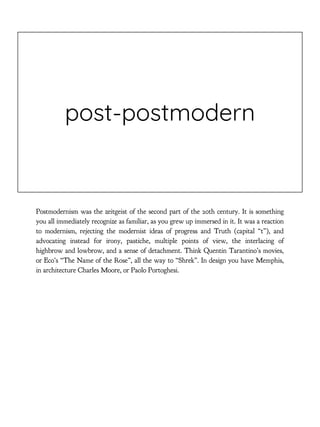 postdigital
It is also a post-digital, not a digital culture. It implies digital just like we imply electricity.
Nobody in...