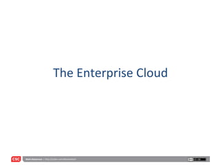 The Enterprise Cloud 