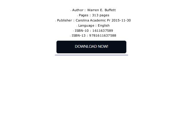 The essays of warren buffet