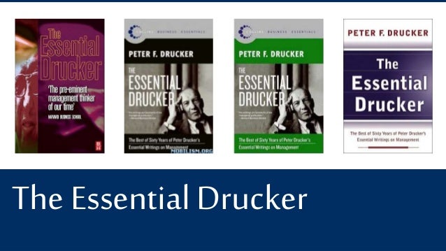critique on peter drucker book For any peter drucker fans or students whom want to learn more about drucker, this is an excellent book review drucker is an authority on management books and i highly think management students can learn from this review. critique on peter drucker book For any peter drucker fans or students whom want to learn more about drucker, this is an excellent book review drucker is an authority on management books and i highly think management students can learn from this review.