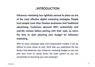 INTRODUCTION
Influencer marketing has rightfully earned its place as one
of the most effective digital marketing strategie...