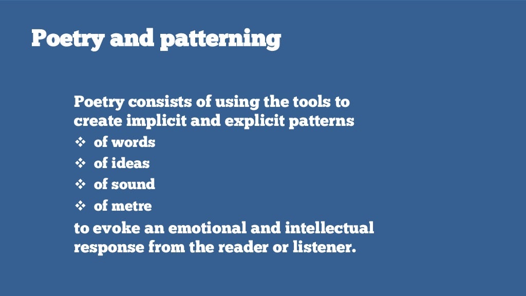 Online course: The Essential Poet's Toolbox for Readers and Writers